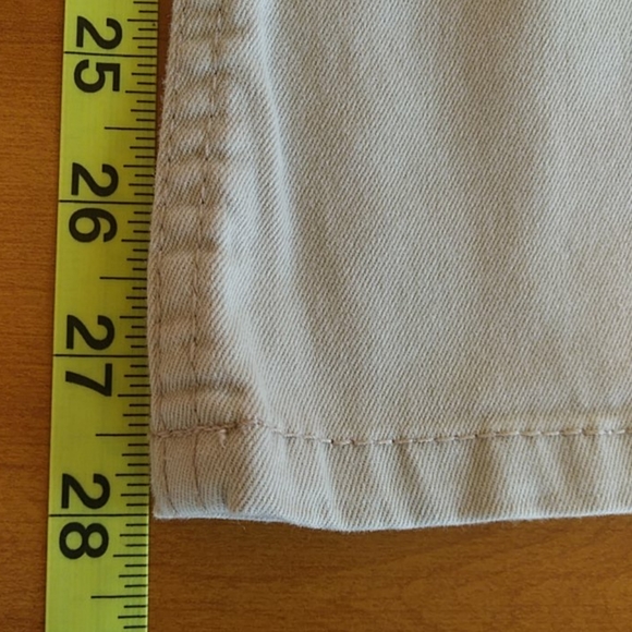 So Stretch Flare Khaki Jeans Size Junior 7 Short - Picture 12 of 13